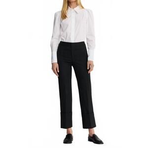 NEW SMYTHE cuffed flood pants in deep black